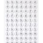 Thickers Dear Lizzy Daydreamer YO-YO Chipboard Letter Stickers