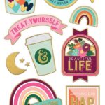 Paper House BEAUTIFUL LIFE Foil Stickers 32pc