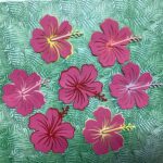 Scrapbooksrus HIBISCUS 16 3D FLOWER DieCut Embellishment
