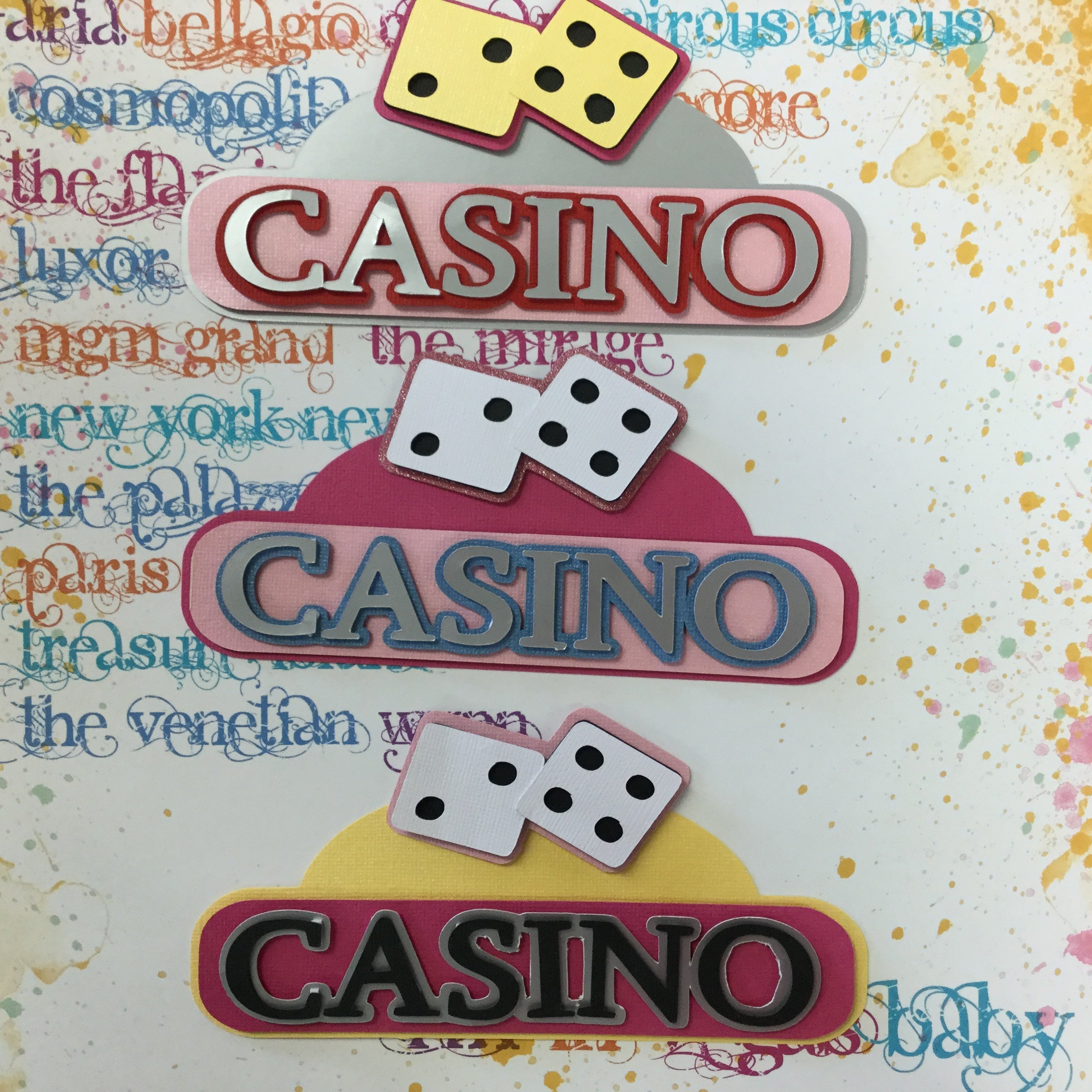 38635E3F-0999-473E-9CF6-8C4F18650B97 CASINO Vegas Scrapbook Die Cuts - Image 1