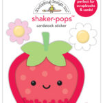 Doodlebug Shaker-Pops BERRY SWEET 3D Stickers