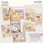 Simple Stories Simple Cards SIMPLE VINTAGE LAVENDER FIELDS Card Kit