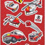 Hasbro American Crafts TONKA EMERGENCY TRUCKS Stickers 12pc