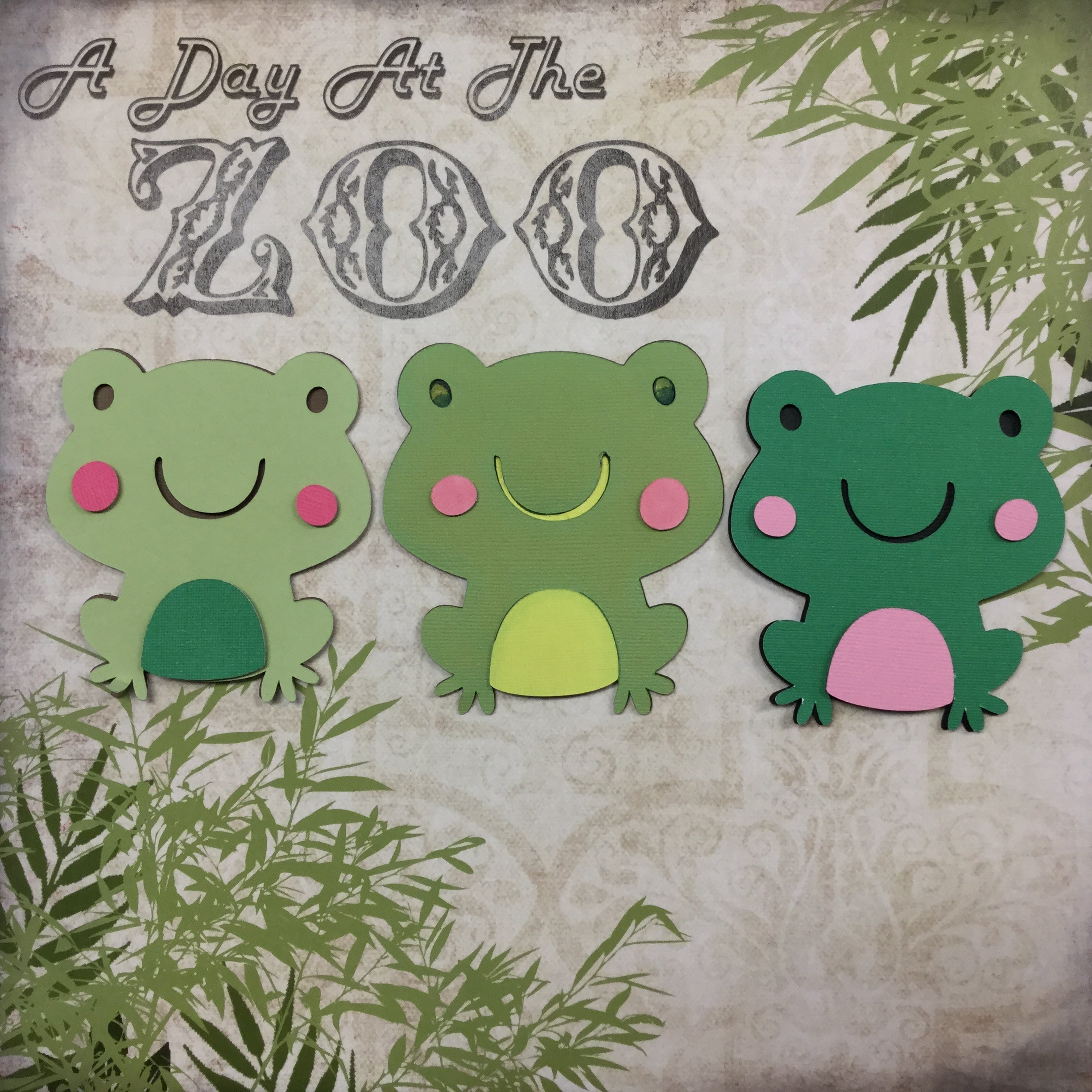 3F0F2C5B-54AA-4E91-9A24-E36E3FE305CF FROGS Custom Scrapbook Die Cuts - Image 1