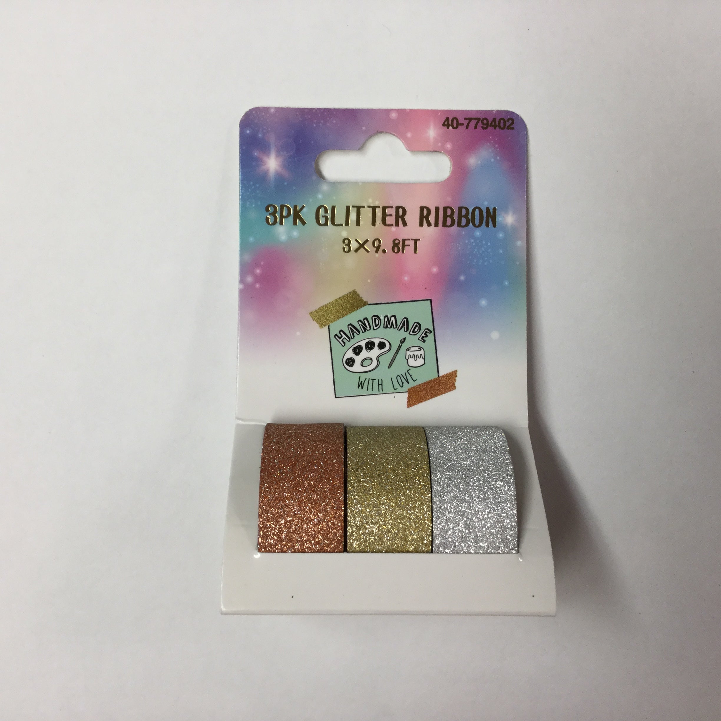 418A01DE-B958-4789-8C11-A0EA66A44102 Momentum Brands GLITTER RIBBON Washi Tape 3pc - Image 1