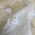 Scrapbooksrus Vintage WIDE LACE FLORL EDGE Ribbon Trim 5.25”