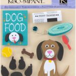 K&Company PUPPY LOVE Dimensional Stickers 11pc