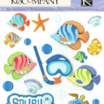 K&Company SPLISH SPLASH Dimensional Stickers 20pc