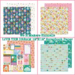 We R Makers Shimelle LIVE THE DREAM 12"X12" Scrapbook Paper