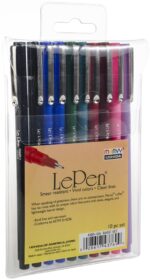 Marvy Uchida LePEN BASIC COLORS SET Journaling Pens 10pc