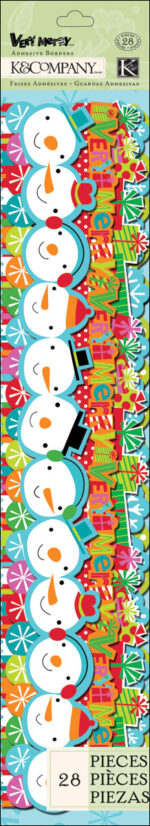 K&Company VERY MERRY Icon Adhesive Boarders 28pc