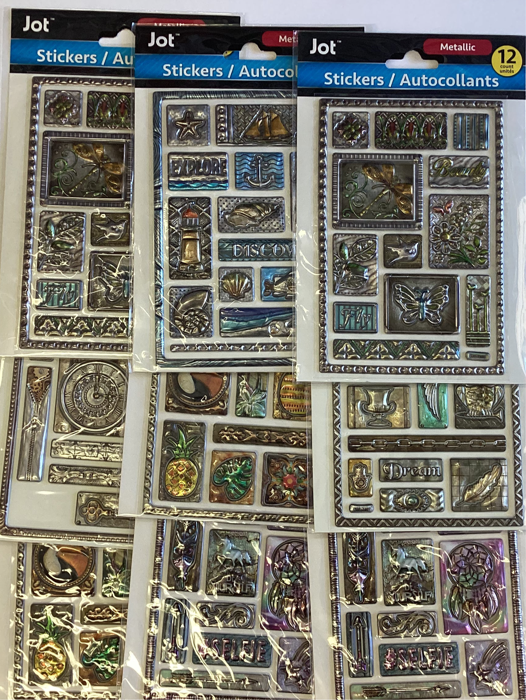 4A488869-8CE6-4B04-8F9C-3D01B2CAC812.png Jot & Crafters Square Basic Stickers - Image 1