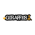 Scrapbook Customs GIRAFFES LOVE Layered Laser Diecut