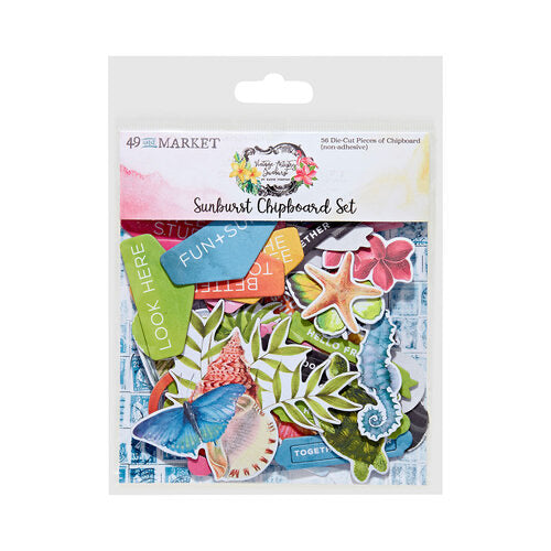 4CA56AE9-8AD0-42AA-87B9-AA39C9DFFFF8 49 and Market Vintage Artistry SUNBURST CHIPBOARD SET 56pc - Image 1