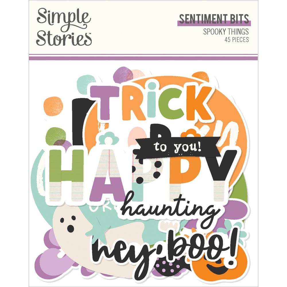 4E8F32C9-63A8-4E1A-854F-99178C664EDB Simple Stories SPOOKY THINGS SENTIMENT BITS Diecuts - Image 1
