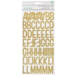 Thickers Amy Tangerine Sunshine & Good Times SHINE ON Gold Glitter Foam Letter Stickers