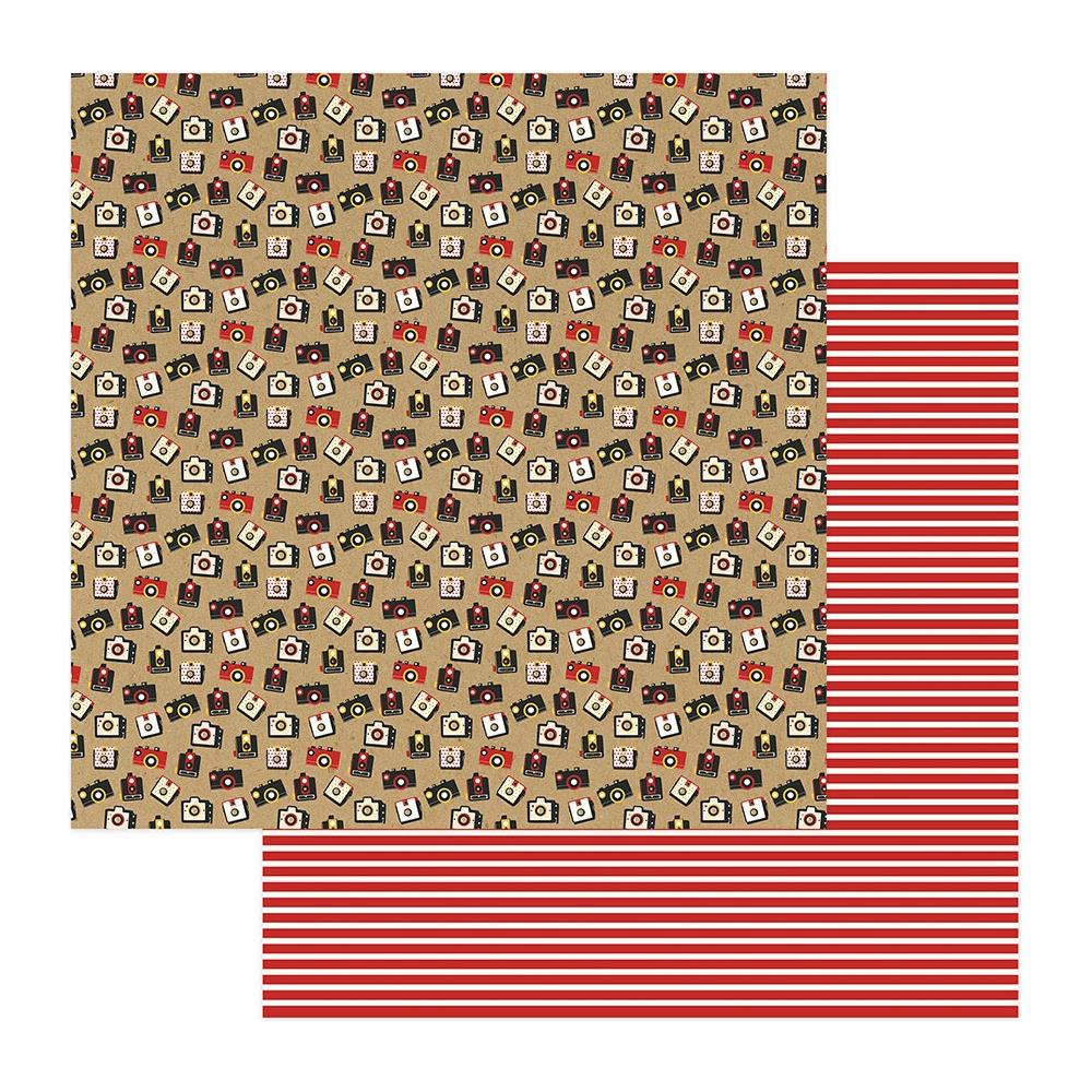 50940E8A-B952-4BB7-AB1E-7B662A6F3F4C Colorplay A Day At The Park BITTY CAMERAS 12"x12" Paper - Image 1