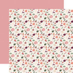 Carta Bella Wine FEELING FINE FLORAL 12"X12" Scrapbook Paper