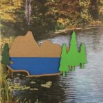 Scrapbooksrus MOUNTAIN LAKE Diecut Embellishment Die Cut