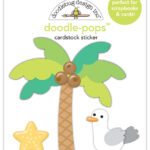 Doodlebug Doodle-Pops Summer Fun PALM BEACH 3D Stickers