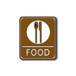 Scrapbook Customs FOOD SIGN Laser DieCut Embellishment
