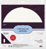 Scrapbook Adhesives CRAFTY FOAM TAPE 54ft Permanent White