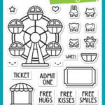 Lawn Fawn WHEELY GREAT DAY Stamp & Die Set