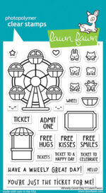 Lawn Fawn WHEELY GREAT DAY Stamp & Die Set