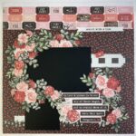 Premade SEALED WITH A KISS 12"X12" Scrapbook Page
