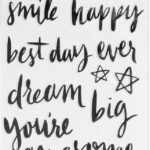 Thickers Crate Paper Good Vibes HIGH FIVE Puffy Phrase Stickers