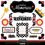 MAGICAL MEMORIES 12"X12" Sticker Scrapbook Customs