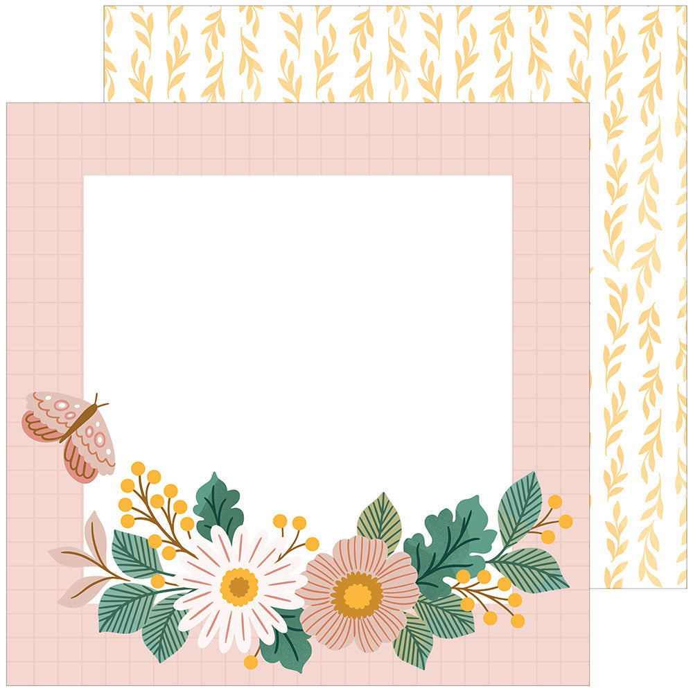 5D45F24D-9E53-4617-8C72-14E0E048D04C Pinkfresh Studio Good Times SEIZE THE DAY 12x12 Scrapbook Paper - Image 1