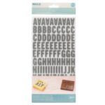We R Memory Keepers MOLD PRESS LARGE Dimensional Alphabet Stickers