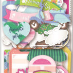 Pink Paislee Paige Evans HORIZON Ephemera 40pc