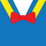 Disney Magical Character 3 DONALD DUCK 12"X12" Scrapbook Paper