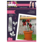 Crafter’s Companion Garden Florals TEA ROSE Quilling Flower Dies 4pc