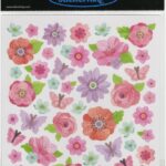 Sticker King PINK PEONY Multi-Color Stickers 31pc