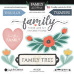 Scrapbook Customs LOVE THIS FAMILY STICKERS 8pc