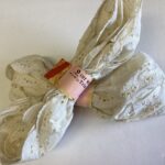 Scrapbooksrus Vintage OFF WHITE SMILE Ribbon Trim 2.25”X1yd