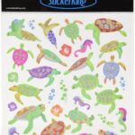 Sticker King SEA TURTLES Foil Stickers 32pc