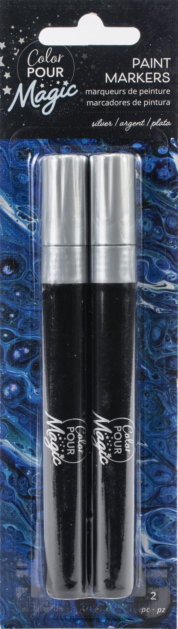 622922PK American Crafts Color Pour Magic PAINT MARKERS 2pc - Image 1