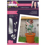 Crafter’s Companion Garden Florals CHAMPAGNE ROSE Quilling Flower Dies 4pc