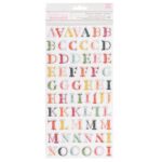 Paige Evans Thickers PICK ME UP LEMONADE Chipboard Letter Stickers 126pc