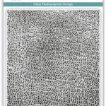 Craft Consortium LEATHER TEXTURE Clear Photopolymer Stamp