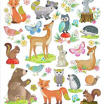 Sticker King WOODLAND CREATURES Foil Stickers 27pc