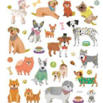 Sticker King DOG PLAY Foil Stickers 30pc