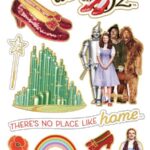 Paper House Wizard of Oz FOIL STICKERS 16pc