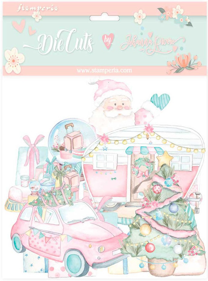 660034MK Stamperia CHRISTMAS ROSE Die Cuts - Image 1