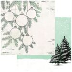 49 and Market Vicki Boutin MISTLETOE & MEMORIES 12X12 Scrapbook Paper