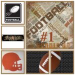 Scrapbook Customs FOOTBALL EXTREME 12"X12" Scrapbook Kit